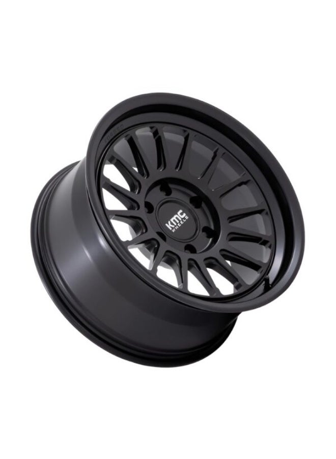 KMC KM447 IMPACT FORGED MONOBLOCK 17X8.5 6X135 ET0 CB87.1 SATIN BLACK - Image 3